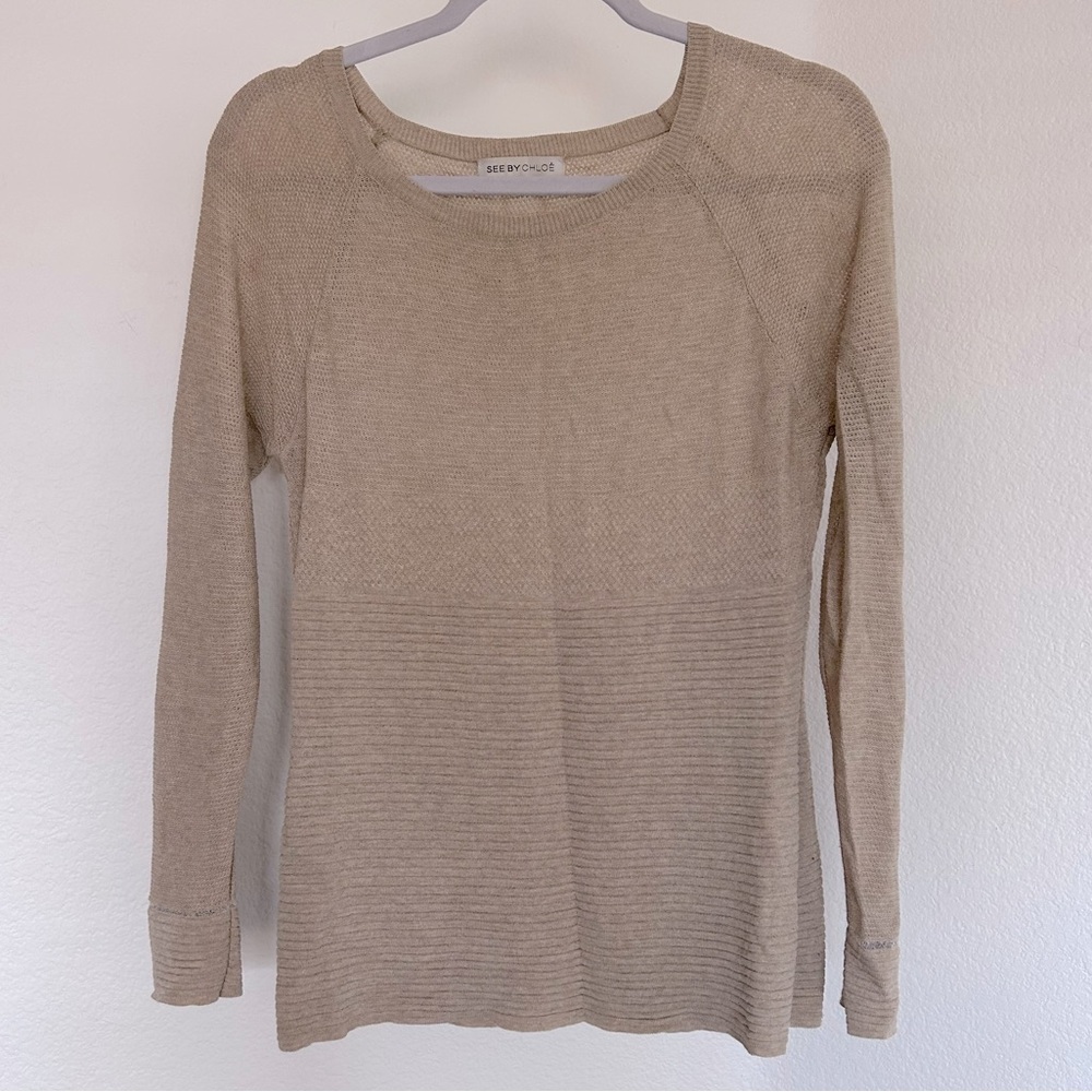SEE BY CHLOE • Knitted Blouse Size S